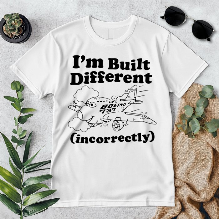 I’M Built Different Incorrectly Boeing 737 Premium T-Shirt