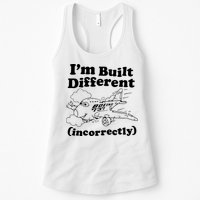 I’M Built Different Incorrectly Boeing 737 Womens Tank Top