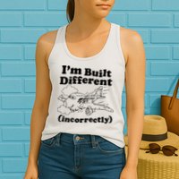 I’M Built Different Incorrectly Boeing 737 Womens Tank Top