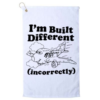 I’M Built Different Incorrectly Boeing 737 Golf Towel