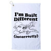 I’M Built Different Incorrectly Boeing 737 Golf Towel