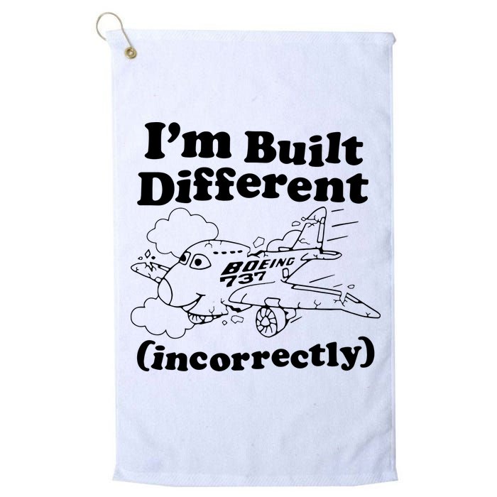 I’M Built Different Incorrectly Boeing 737 Golf Towel