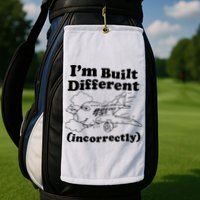 I’M Built Different Incorrectly Boeing 737 Golf Towel
