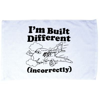 I’M Built Different Incorrectly Boeing 737 Microfiber Hand Towel