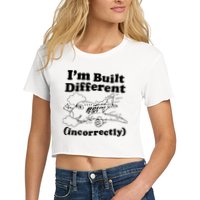 I’M Built Different Incorrectly Boeing 737 Crop Top