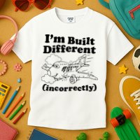 I’M Built Different Incorrectly Boeing 737 Kids T-Shirt