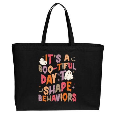 It’S Bootiful Day To Shape Behaviors Halloween Cotton Canvas Jumbo Tote