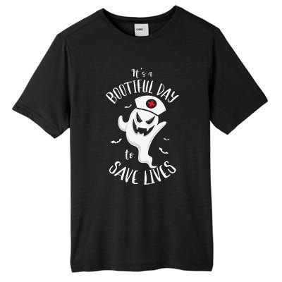 It's Bootfiful Day To Save Lives Halloween Nurses Halloween Tall Fusion ChromaSoft Performance T-Shirt