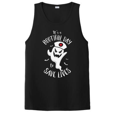 It's Bootfiful Day To Save Lives Halloween Nurses Halloween PosiCharge Competitor Tank