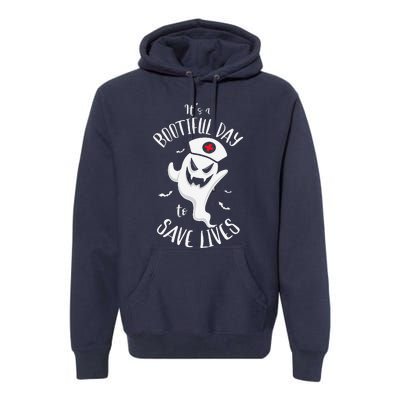 It's Bootfiful Day To Save Lives Halloween Nurses Halloween Premium Hoodie