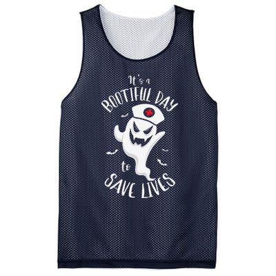 It's Bootfiful Day To Save Lives Halloween Nurses Halloween Mesh Reversible Basketball Jersey Tank