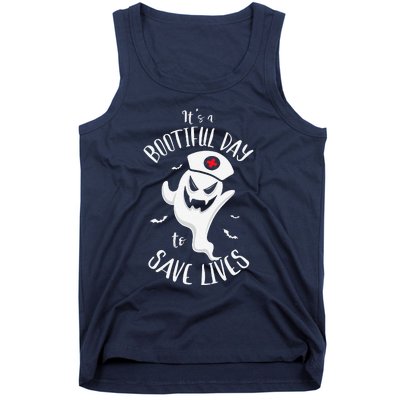 It's Bootfiful Day To Save Lives Halloween Nurses Halloween Tank Top