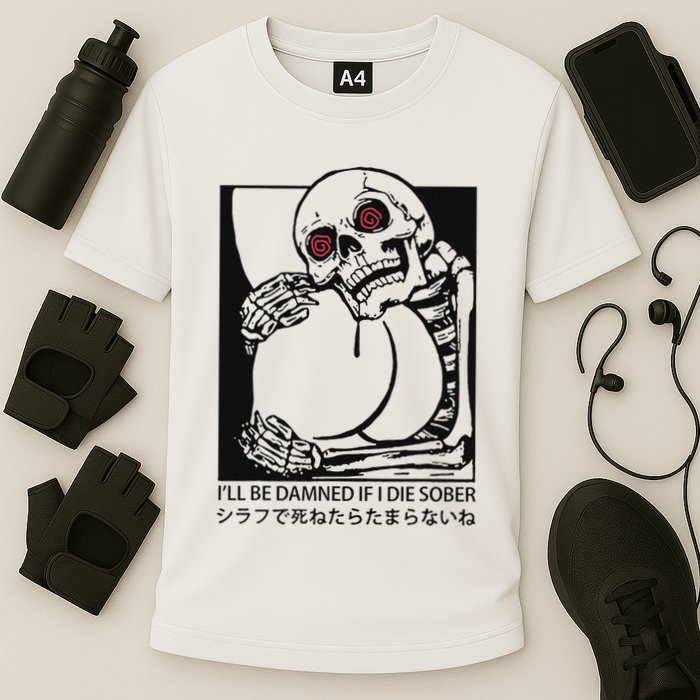 ILl Be Damned If I Die Sober Performance Shirt