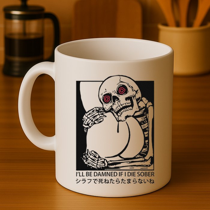 ILl Be Damned If I Die Sober Mug