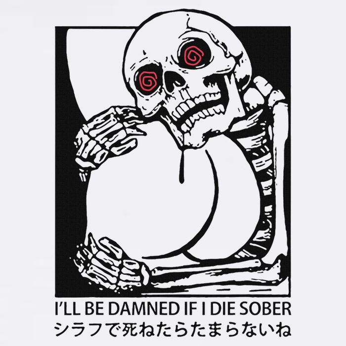 ILl Be Damned If I Die Sober Youth Performance Sprint T-Shirt