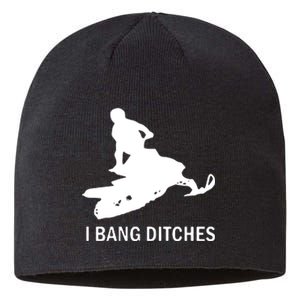 I BANG DITCHES SNOWMOBILE Sustainable Beanie