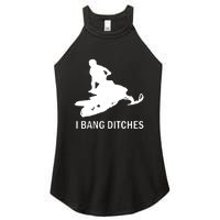 I BANG DITCHES SNOWMOBILE Women's Perfect Tri Rocker Tank