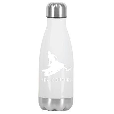 I BANG DITCHES SNOWMOBILE Stainless Steel Insulated Water Bottle