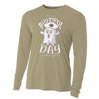 It's Bootiful Day To Save Lives Halloween Nurses Halloween Cooling Performance Long Sleeve Crew