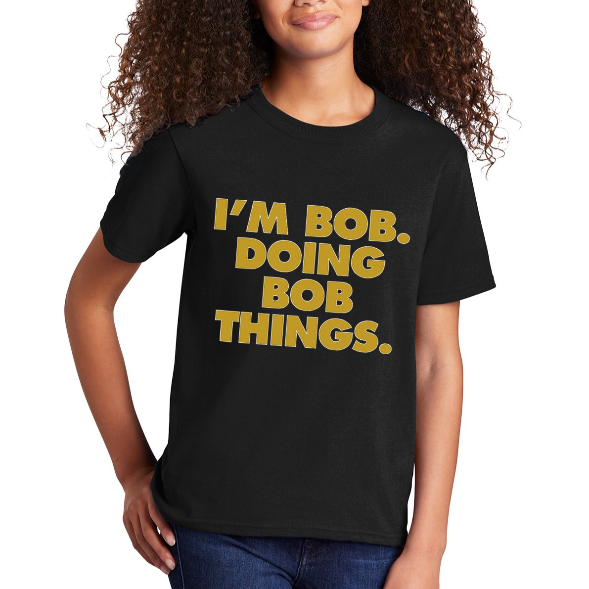 IM Bob Doing Bob Things Funny Birthday Celebration Kids T-Shirt