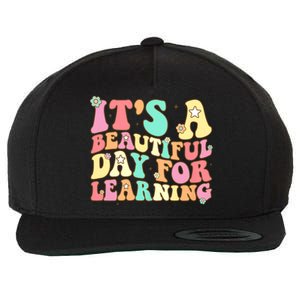 ItS Beautiful Day For Learning Retro Teacher Students Women Wool Snapback Cap