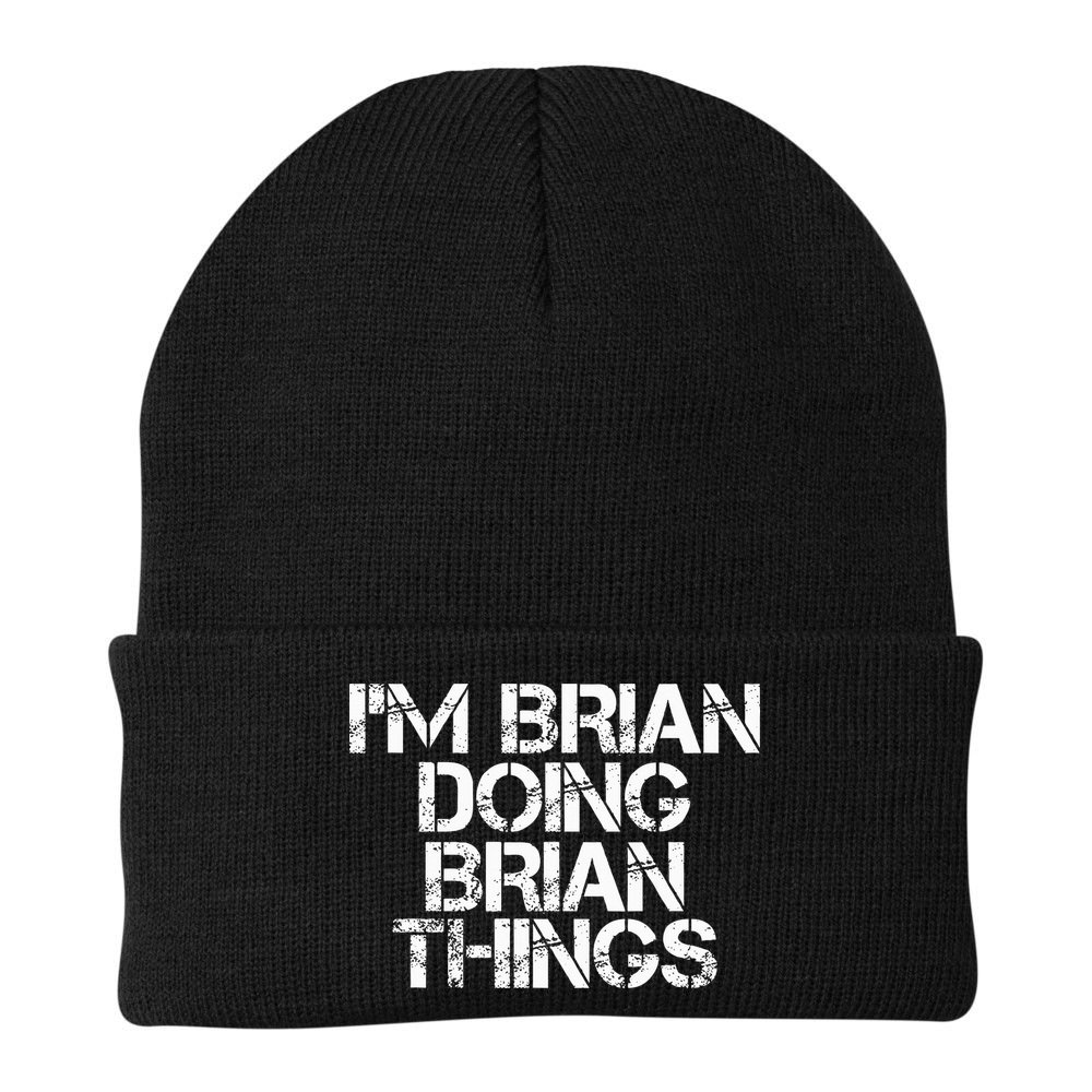 IM Brian Doing Brian Things Funny Christmas Gift Idea Beanie