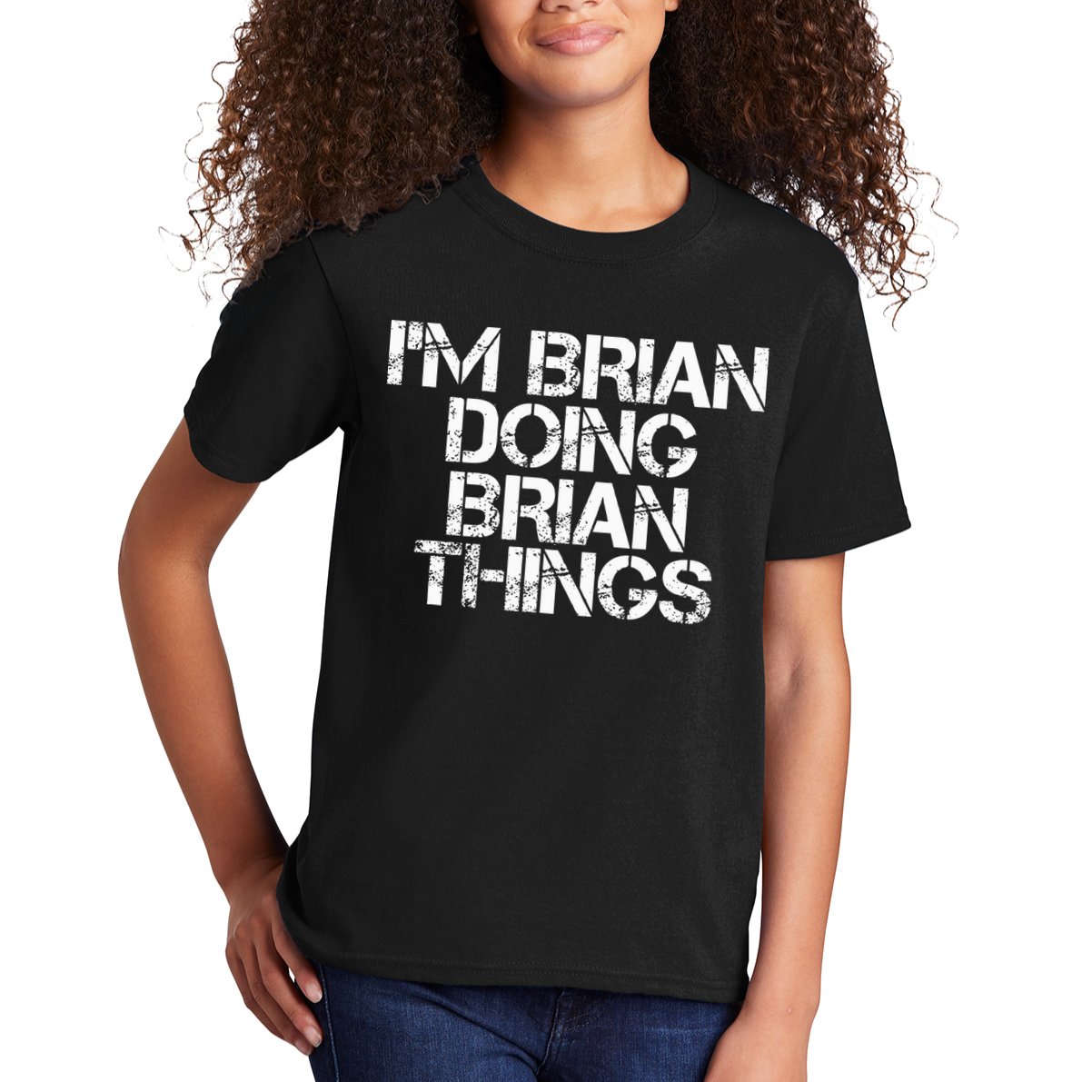 IM Brian Doing Brian Things Funny Christmas Gift Idea Kids T-Shirt
