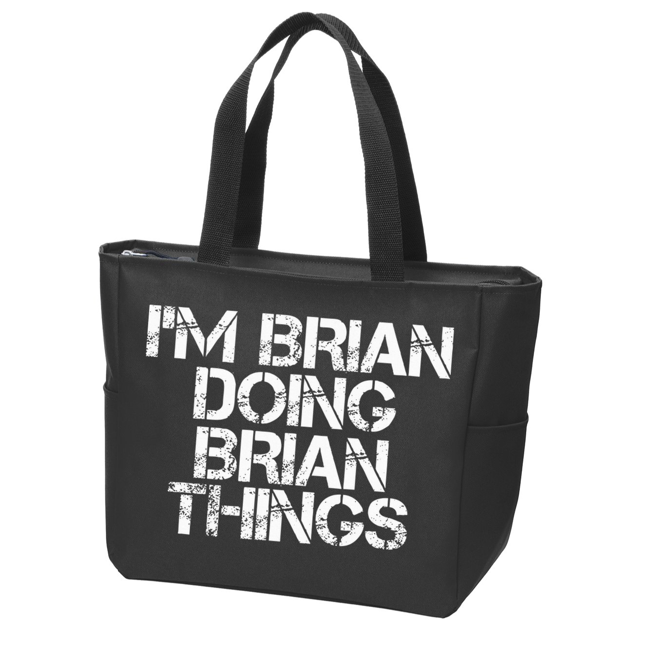 IM Brian Doing Brian Things Funny Christmas Gift Idea Zip Tote Bag