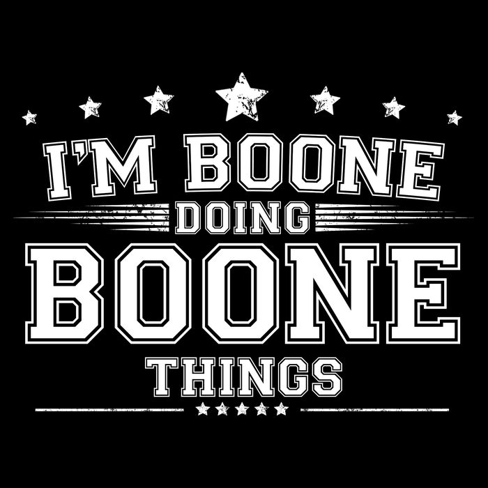 Im Boone Doing Boone Things Tall T-Shirt