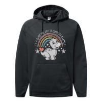 ItS Beautiful Day To Complete A Family Adoption Day Performance Fleece Hoodie