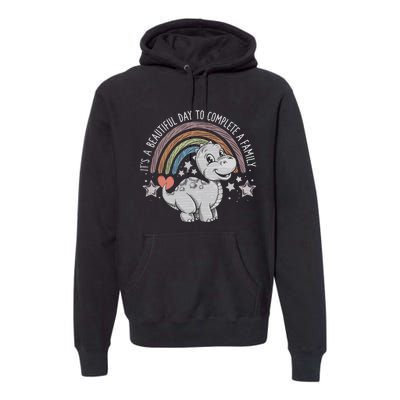 ItS Beautiful Day To Complete A Family Adoption Day Premium Hoodie