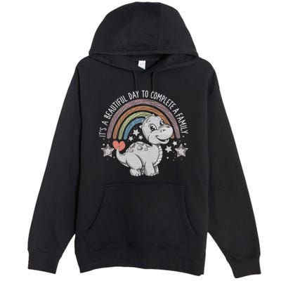 ItS Beautiful Day To Complete A Family Adoption Day Premium Pullover Hoodie