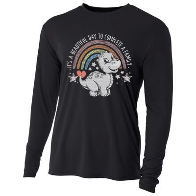 ItS Beautiful Day To Complete A Family Adoption Day Cooling Performance Long Sleeve Crew