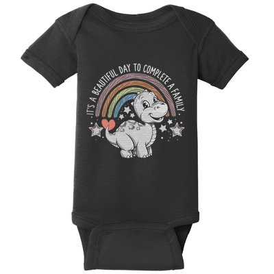 ItS Beautiful Day To Complete A Family Adoption Day Baby Bodysuit