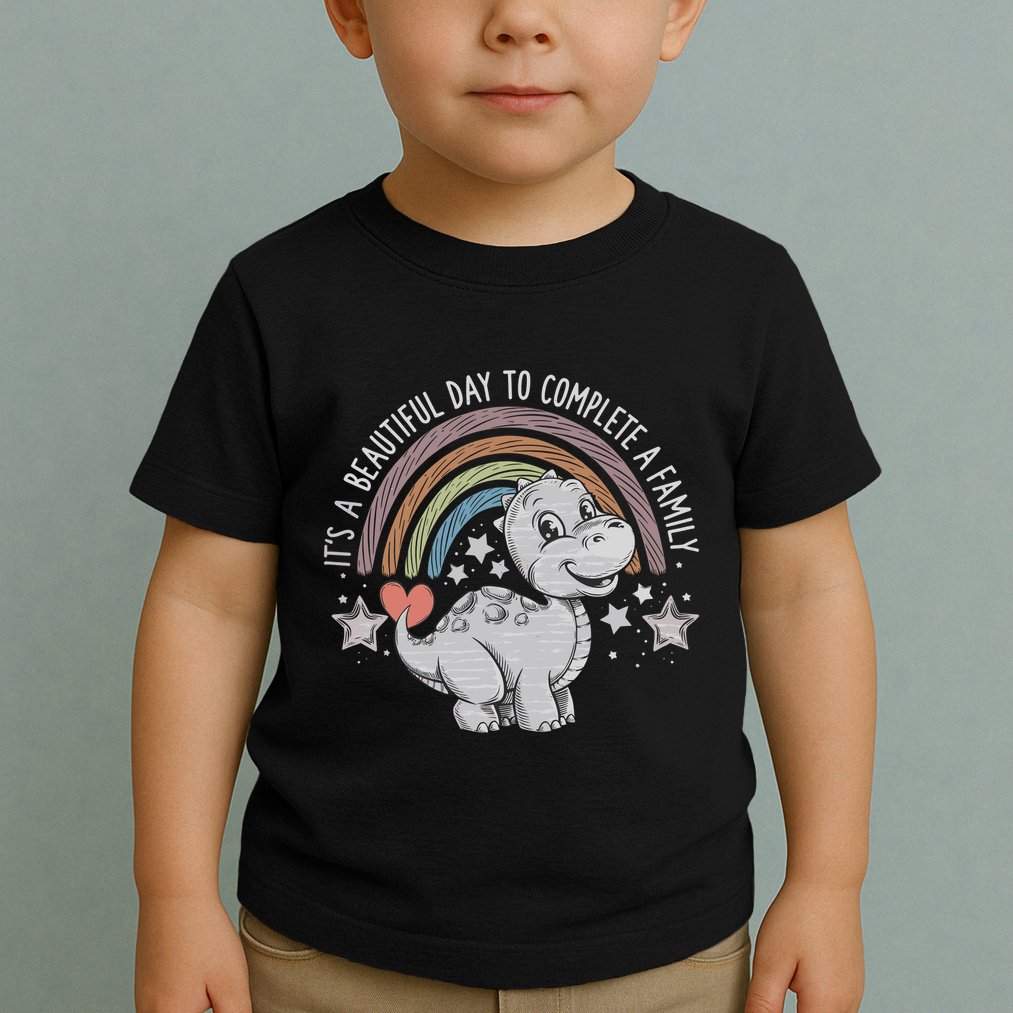 ItS Beautiful Day To Complete A Family Adoption Day Toddler T-Shirt