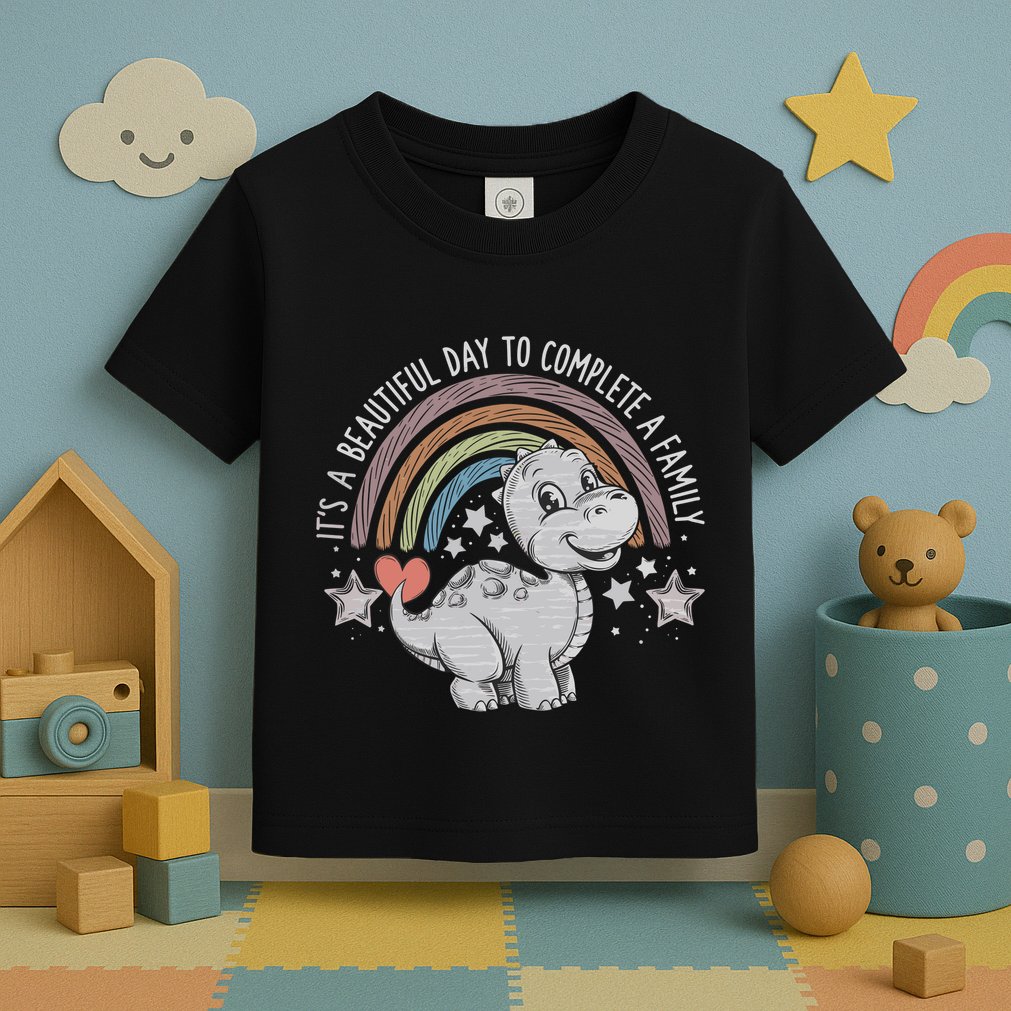 ItS Beautiful Day To Complete A Family Adoption Day Toddler T-Shirt