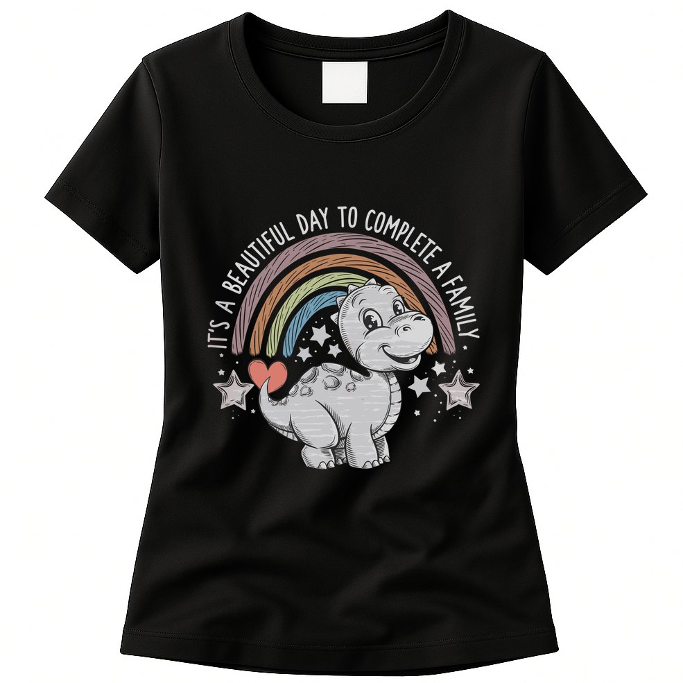 ItS Beautiful Day To Complete A Family Adoption Day Womens T-Shirt