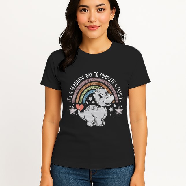 ItS Beautiful Day To Complete A Family Adoption Day Womens T-Shirt