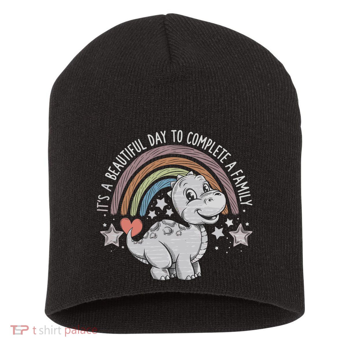 ItS Beautiful Day To Complete A Family Adoption Day Short Acrylic Beanie