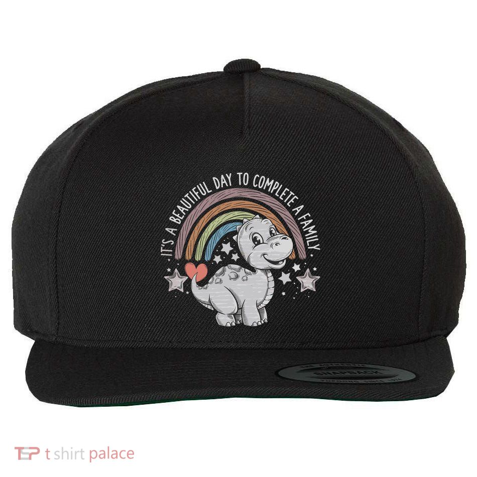 ItS Beautiful Day To Complete A Family Adoption Day Wool Snapback Cap