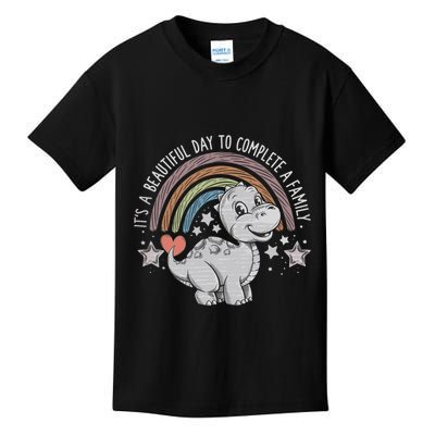 ItS Beautiful Day To Complete A Family Adoption Day Kids T-Shirt