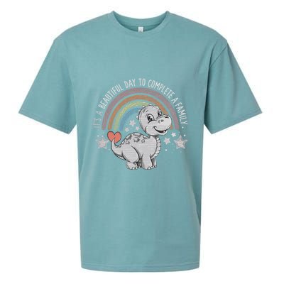 ItS Beautiful Day To Complete A Family Adoption Day Sueded Cloud Jersey T-Shirt
