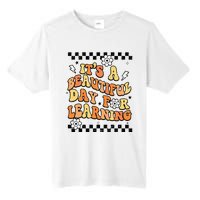 It's Beautiful Day For Learning Retro Teacher Students  Tall Fusion ChromaSoft Performance T-Shirt