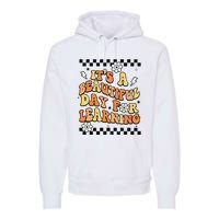 It's Beautiful Day For Learning Retro Teacher Students  Premium Hoodie