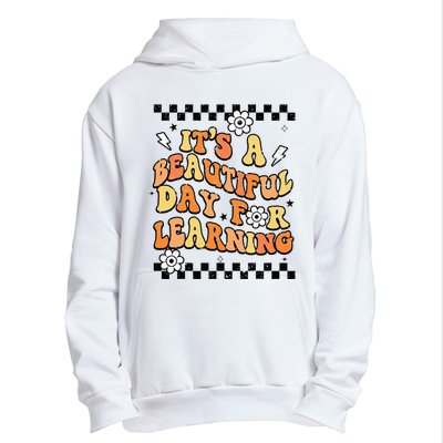 It's Beautiful Day For Learning Retro Teacher Students  Urban Pullover Hoodie