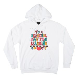 ItS Beautiful Day For Learning Retro Teacher Students Hoodie