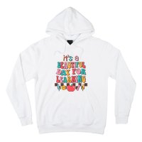 ItS Beautiful Day For Learning Retro Teacher Students Hoodie