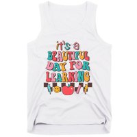 ItS Beautiful Day For Learning Retro Teacher Students Tank Top