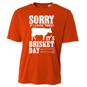 It's Brisket Day Grilling Barbecue Smoke Brisket Gift Cooling Performance Crew T-Shirt