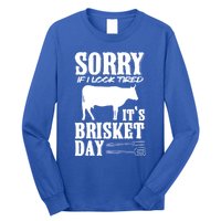 It's Brisket Day Grilling Barbecue Smoke Brisket Gift Long Sleeve Shirt